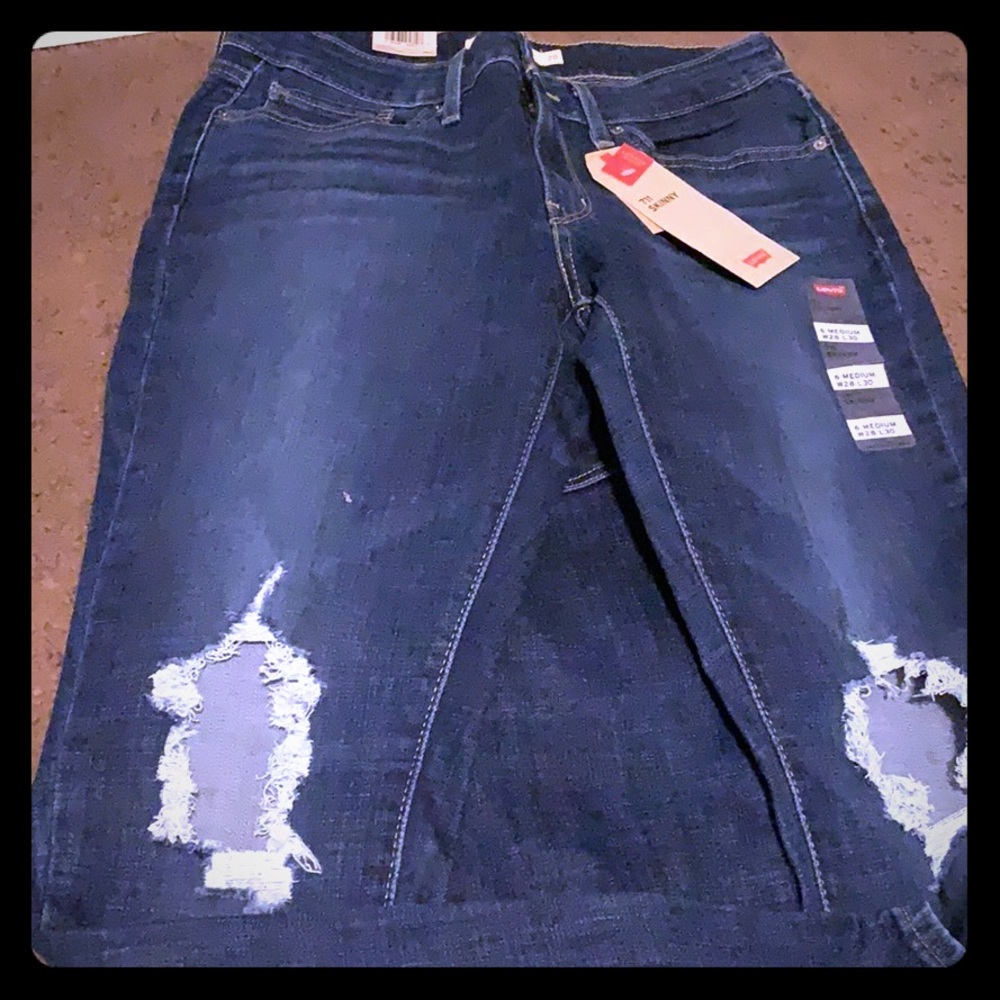 Levis skinny jeans new 711